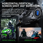 BLAISE S1 PRO Intercom For Helmet Waterproof Motorcycle Action camera Helmet